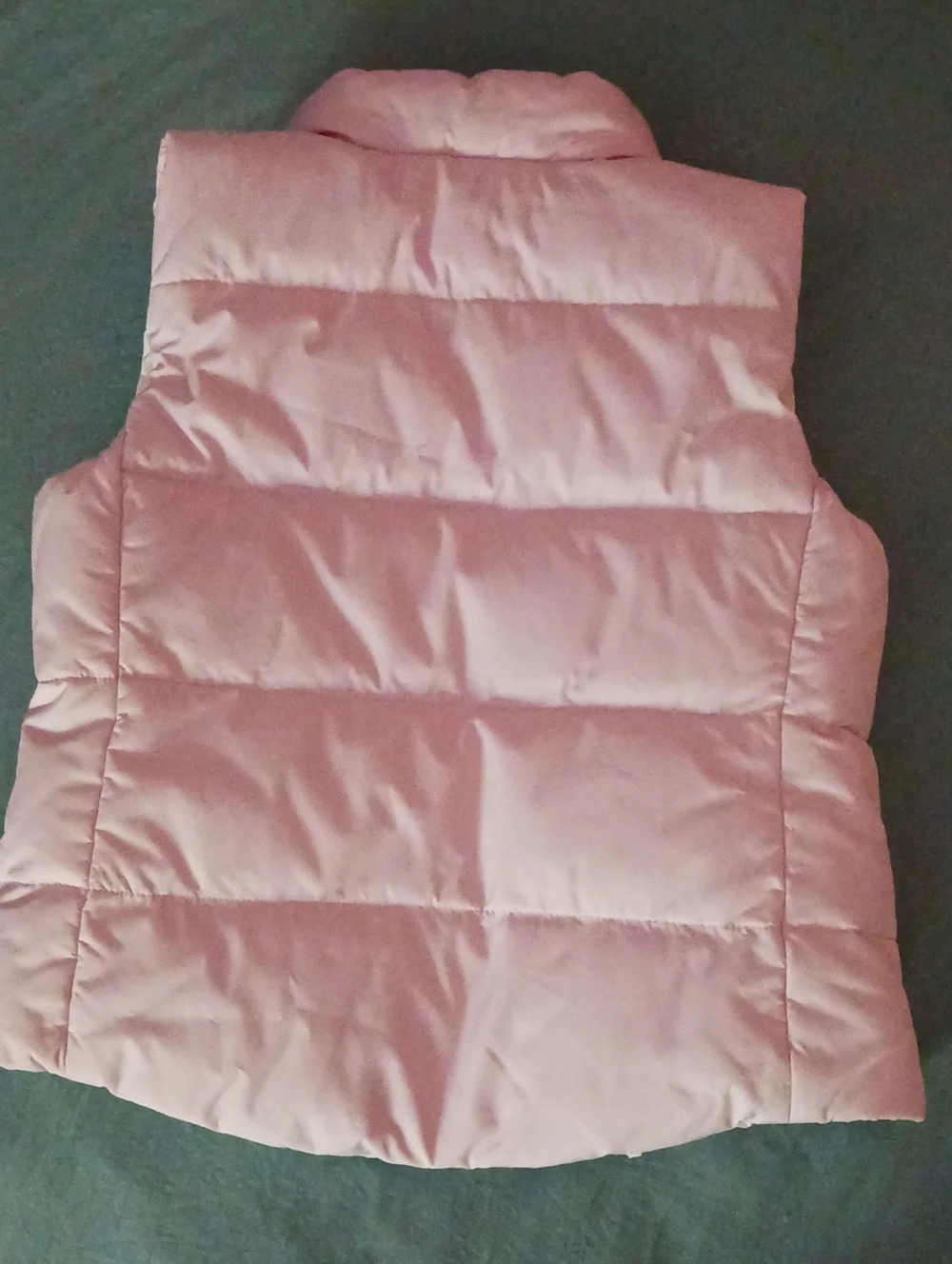 Girls Ralph Lauren Pink/Cream Quilted Reversible Puffer Vest